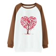 thumbnail image 4 of Meichang Chandails en Molleton pour Femmes Chandail en Molleton de la Saint-Valentin Femmes Chandail en Molleton Graphique Cœur Manches Longues Col Rond Pull de Vacances en Solde Cadeaux de la Saint-Valentin, 4 of 4