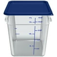 thumbnail image 4 of Carlisle 1195507 Squares 18-Quart Polycarbonate Food Storage Container - Clear, 4 of 4