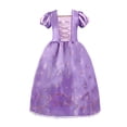 thumbnail image 3 of Vestido de princesa Elsa Anna para niñas, disfraz de Cenicienta, Blancanieves, Aurora, Sofía, Rapunzel, para Halloween, fiesta de cumpleaños infantil, 3 of 5
