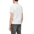 thumbnail image 3 of s.Oliver Camiseta para hombre: básica, cuello redondo, algodón, lisa Blanco M (Medium), 3 of 4
