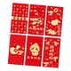 thumbnail image 2 of 6 sobres rojos de Año Nuevo Chino 2025, bolsas de regalo del Año de la Serpiente Hong Bao, lindos lunares Estilo G, 2 of 9