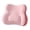 Pink, variant on Office Lumbar Support Cushion Memory Foam Back Pillow for Desk Chair Nap Rest Ergonomic Backrest Black