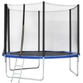 thumbnail image 4 of Gymax 10 FT Trampoline Combo Bounce Jump Safety Enclosure Net W/Spring Pad Ladder, 4 of 10