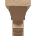 thumbnail image 2 of 5"W x 30"D x 10"H Thin Sheridan Rough Cedar Woodgrain TimberThane Corbel, Primed Tan, 2 of 6