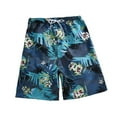 thumbnail image 1 of Bañador para hombre, traje de baño con cintura elástica, 2 bolsillos, sin forro, ropa de playa, pantalones cortos, traje de baño para deportes, viajes 2XL Salvador  bañadores de hombre, 1 of 7