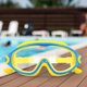 thumbnail image 5 of Gafas de Natación, Gafas de Natación para Niños Y Niñas, Gafas de Natación Cómodas con Visión Clara Profesional con Tapones para Los Oídos para Bucear Amarillo, 5 of 7