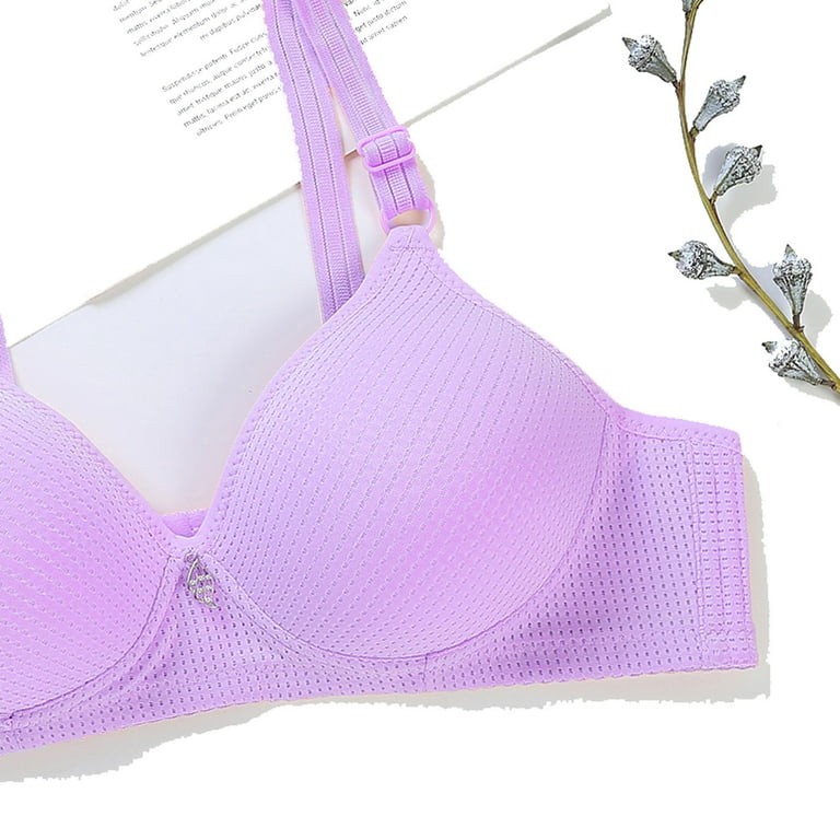 Best Deal for Bras for Women Over 50 Cotton Underwear Sets Purple Sports