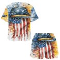thumbnail image 3 of 4th of July Pajamas Set Womens Loungewear Sleepwear 2 Piece PJ Sets, 3 of 7