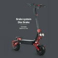thumbnail image 4 of Foldable Electric Scooter for Adults - 21 Ah 2400W Motor, 11" Off Road Tyre Up to 30 Miles, Adult Off-Road Scooter, 4 of 11