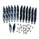 thumbnail image 3 of 32 hélices para drones, accesorios para drones, actualización, instalación sencilla y compacta, reparación y reemplazo con tornillos para L900GPS, 3 of 8