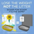 thumbnail image 4 of Purina Tidy Cats Free and Clean LightWeight Cat Litter, Unscented, 17 lb Box, 4 of 10