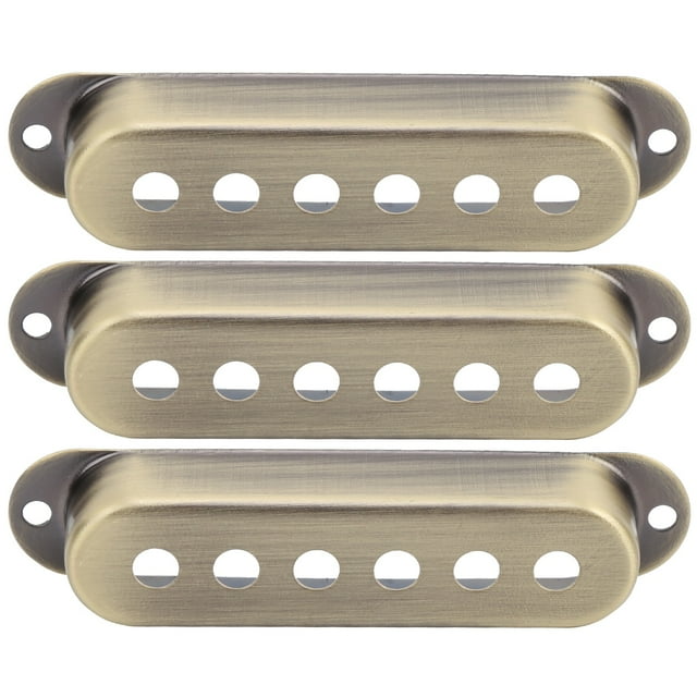 Haofy Guitar Pickup Cover, Brass Long Service Life Single Pickup Cover, Convenient To Use For Bass Guitar