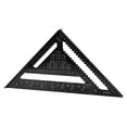 thumbnail image 4 of Aluminum Alloy Triangle Rulers 90 degrees 45 degrees Set Square 12in Black Metric Square Ruler, 4 of 9