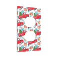 thumbnail image 2 of Kll Watercolor Red Truck And Fir Tree Wall Plate,Gloss Finish,Standard Size 1 - 5" X 3", Polycarbonate Thermoplastic,Electric Receptacle Plug Covers, 2 of 8