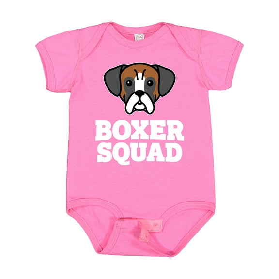 Inktastic Dog Boxer Squad Boys or Girls Baby Bodysuit