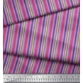 thumbnail image 2 of Soimoi Tissu en Rayonne à Rayures Verticales, Tissu Imprimé au Mètre, 56 Pouces de Large, 2 of 5