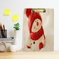 thumbnail image 6 of FMSHPON Christmas Snowman Winter Clipboard Hardboard Wood Nursing Clip Board and Pull for Standard A4 Letter 13x9 inches, 6 of 7