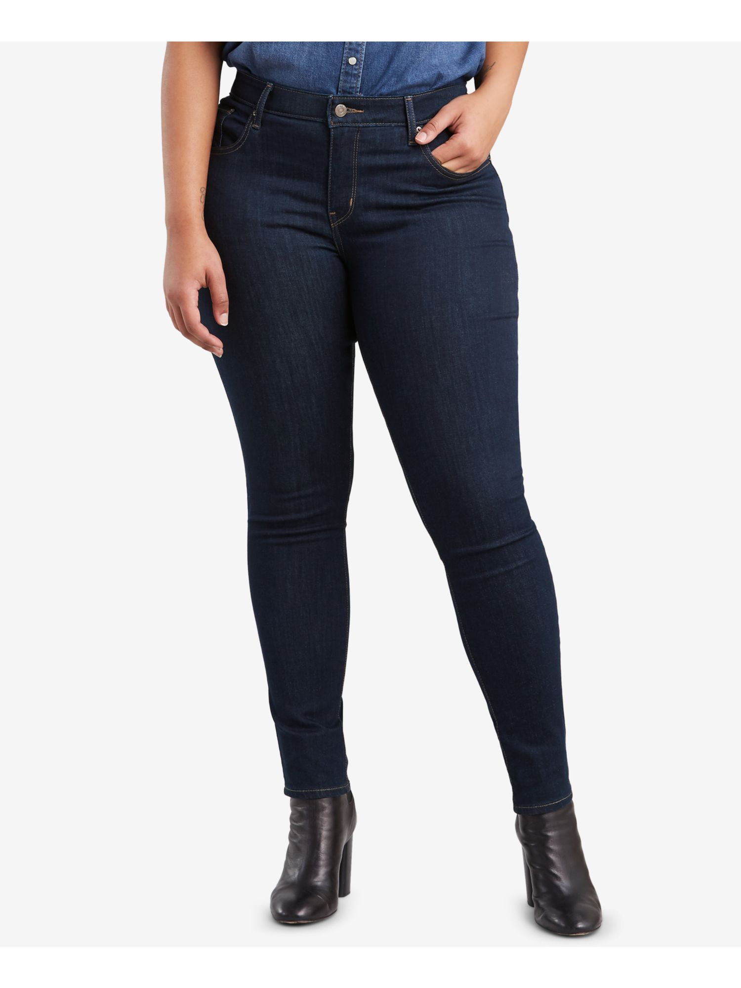Women's Plus Levi Jeans - Walmart.com