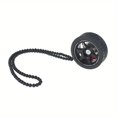 thumbnail image 1 of QJUHUNG 1pc Creative Automotive Alloy Rim & Brake Disc Hanging Ornament with Perfume Diffuser - Metal Scent Pendant for Vehicle Mirror, 1 of 6