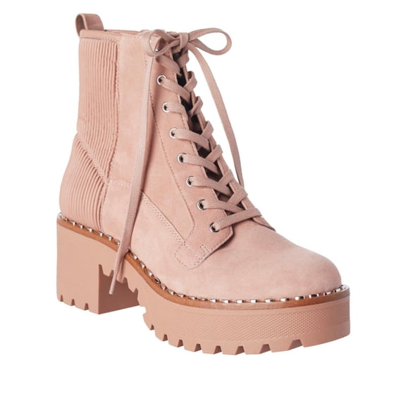 Vince Camuto Womens Movelly Combat Boot 6 Malva