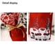 thumbnail image 2 of Inteprter Funda para botella de vino Encaje Papá Noel Copo de nieve Bosque Impresión en color Funda protectora Navidad Cerveza Ropa Comedor Bolsa Kits de decoración para fiestas Rojo Inteprter HA068253-01, 2 of 6