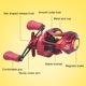 thumbnail image 2 of Rueda universal para pesca con cebo 7.2 1 Sea Line Wheel Accesorios de pesca (izquierda), 2 of 6