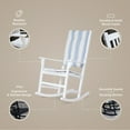 thumbnail image 4 of Cambridge Casual  Alston Outdoor Rocking Chair White/With Cushion, 4 of 5