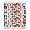 thumbnail image 3 of ThisWear Grandma Gifts Grammy Loves Coffee and Grandkids 11 ounce 2 Pack Coffee Mugs Coffee Bean, 3 of 4