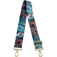 thumbnail image 1 of SURJDE Crossbody Strap for Purses Replacement Adjustable Guitar Multicolor Style Handbag Straps, Boho Blue, Large, Bohemian, 1 of 4