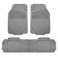 thumbnail image 3 of FH Group Blue Seat Covers for Auto Car Sedan SUV Auto w/ Gray Rubber Floor Mats, 3 of 9