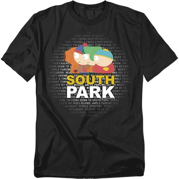 South Park T-Shirt Lyrics Unisex Graphic Tee For Men & Women