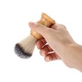 thumbnail image 3 of Portable Soft Synthetic Hair  Brush with Wood Handle for Comfortable, 3 of 8
