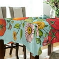 thumbnail image 5 of Yayeee Tablecloths 54" x 54" Rectangle Wrinkle Resistant Party Table Cover, Vibrant Tomatoes, 5 of 8