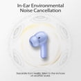 thumbnail image 6 of Wireless Earbuds Bluetooth Noise Cancelling Ear Buds for iPhone Android Sports Workout, 46H Playtime, Microphone Deep Bass Stereo, LED Display, Waterproof in Ear Earphone, Light Blue, 6 of 8