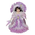 thumbnail image 4 of Bunblic Miniature Porcelain Doll Ceramic Doll Figure Mini Lady in Outfit for Landscape Decorations Role Play Gift DIY Model, 4 of 8