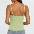 thumbnail image 5 of Hfolob Womens Tank Tops Slim Fit Ribbed Sleeveless Solid Color Racerback V Neck Adjustable Buckle Strap Knit Tee Shirts, 5 of 9