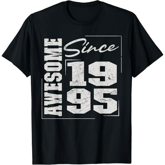 Awesome Since 1995 Birthday, Vintage-Retro 1995 Birthday T-Shirt