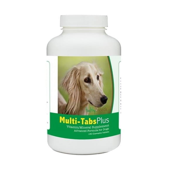 Healthy Breeds 840235140702 Saluki Multi-Tabs Plus Chewable Tablets - 180 Count