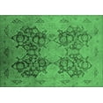 thumbnail image 1 of Ahgly Company Indoor Rectangle Oriental Emerald Green Industrial Area Rugs, 8' x 12', 1 of 4
