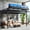 Black, variant on Harper & Bright Designs Full Size Loft Bed with Storage Shelves and Pegboard, Metal Loft Bed Frame with USB and LED Lights, High Loft Bed with Guardrail and Ladder for Boys Girls, Natural
