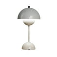 thumbnail image 1 of Lampe Moderne Bourgeon de Fleur Tactile à Intensité Réglable 1800mAh Rechargeable Lampes de Bureau Non Rdic Minimaliste Champignon Lampes de Pièce Rétro Table de Nuit Lampe de Chevet pour Chambre Salon Projecteur d'Étoiles Lumière Spectacle de Lumières Nocturnes, 1 of 4