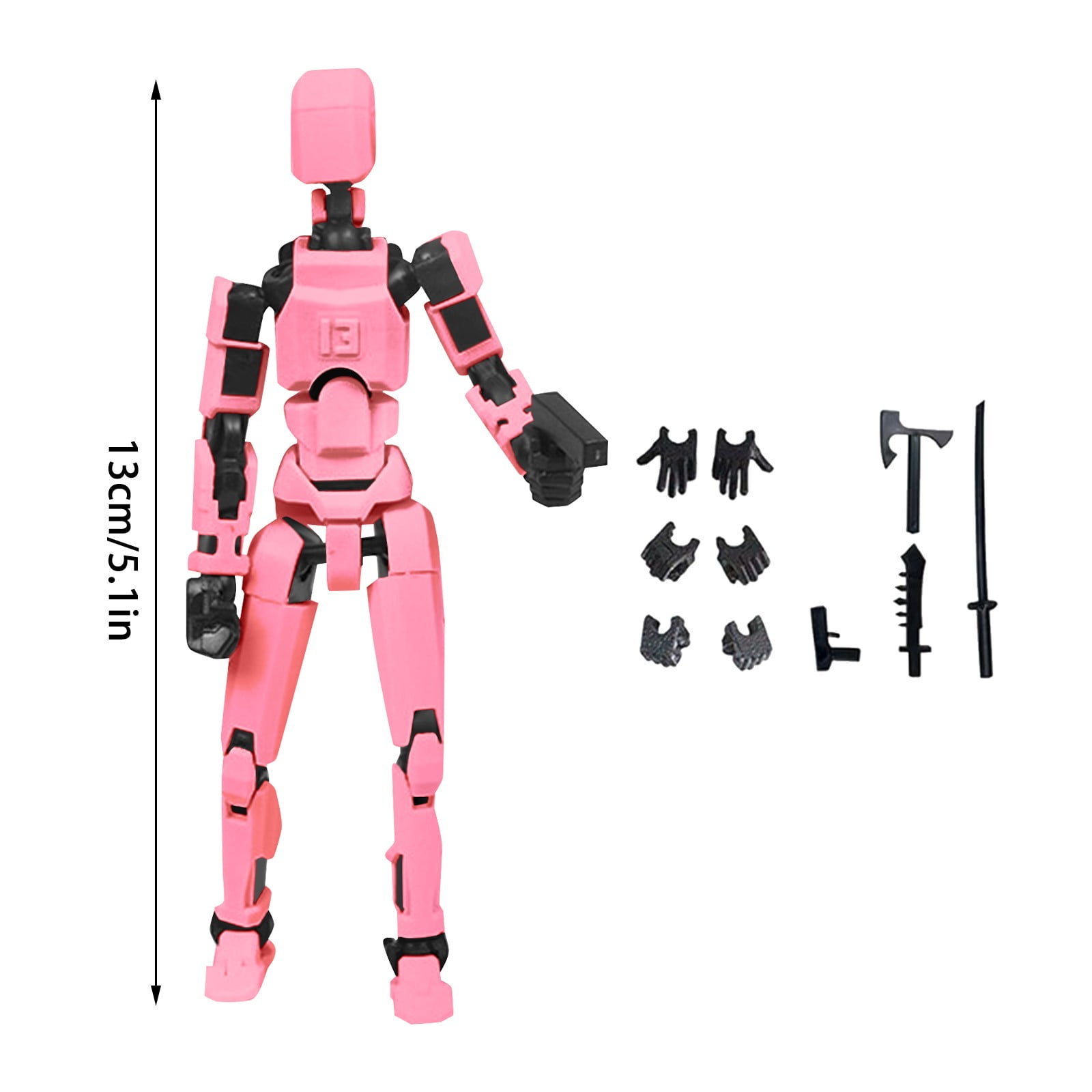 Titan 13 Action Figure, N13 Action Figures, T13 Action Figure 3D