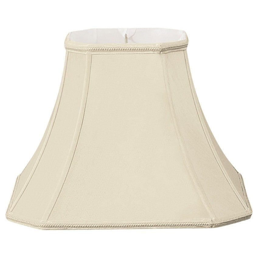 Royal Designs Square Cut Corner Designer Lamp Shade, Beige, 5 x 10 x 8.