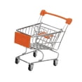 thumbnail image 4 of Mini carrito de compras de juguete, divertido y práctico para niños y niñas de 3 años en adelante. Naranja, 4 of 9