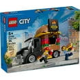 thumbnail image 3 of LEGO City Burger Truck Toy Building Set, Fun Gift for Kids Ages 5 Plus, Burger Van and Kitchen Playset, Vendor Minifigure and Accessories, Imaginative Pretend Play for Boys and Girls, 60404, 3 of 8
