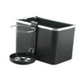 thumbnail image 2 of Dualoai Car Armrest Storage Box with Cup Holder Automotive Accessories Tissue Holder Black, 2 of 9