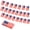 American, variant on Guatemala Flag Banner, Small Mini Guatemalan Flags Patriotic Decoration for Party, Classroom, Sports Events, 33 Feet 30 Flags