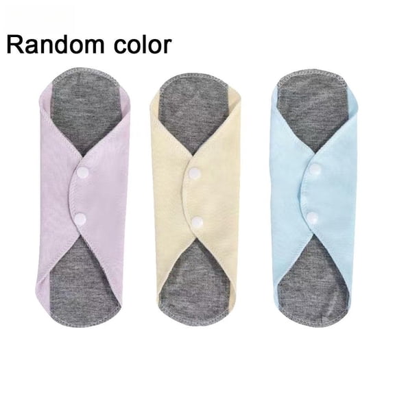 Graphene Leak-proof Incontinence Pads, Washable Reusable Cotton Diaper Liners for Women and Elderly Care, Breathable Absorbent Mat, Random Colors