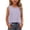 Purple, variant on hoksml Girls Cotton Gingham Sleeveless Tank Top, Crew Neck Casual Plaid Singlet, Breathable Summer Top for Kids