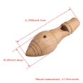 thumbnail image 3 of 4,13x1,57 pulgadas tallado de madera pájaro llamador silbato cuco silbato tipo largo kaili Sencillez, 3 of 3